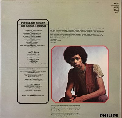 Lot 153 - GIL SCOTT-HERON - PIECES OF A MAN LP (UK - 6369 415)