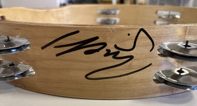 Lot 297 - PULP FULLY SIGNED TAMBOURINE