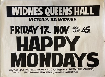 Lot 423 - HAPPY MONDAYS WIDNES POSTER