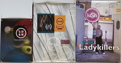 Lot 419 - LUSH POSTERS AND PROOF ARTWORK.