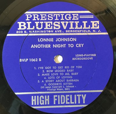 Lot 181 - LONNIE JOHNSON - BLUESVILLE LP RARITIES