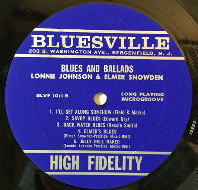 Lot 181 - LONNIE JOHNSON - BLUESVILLE LP RARITIES