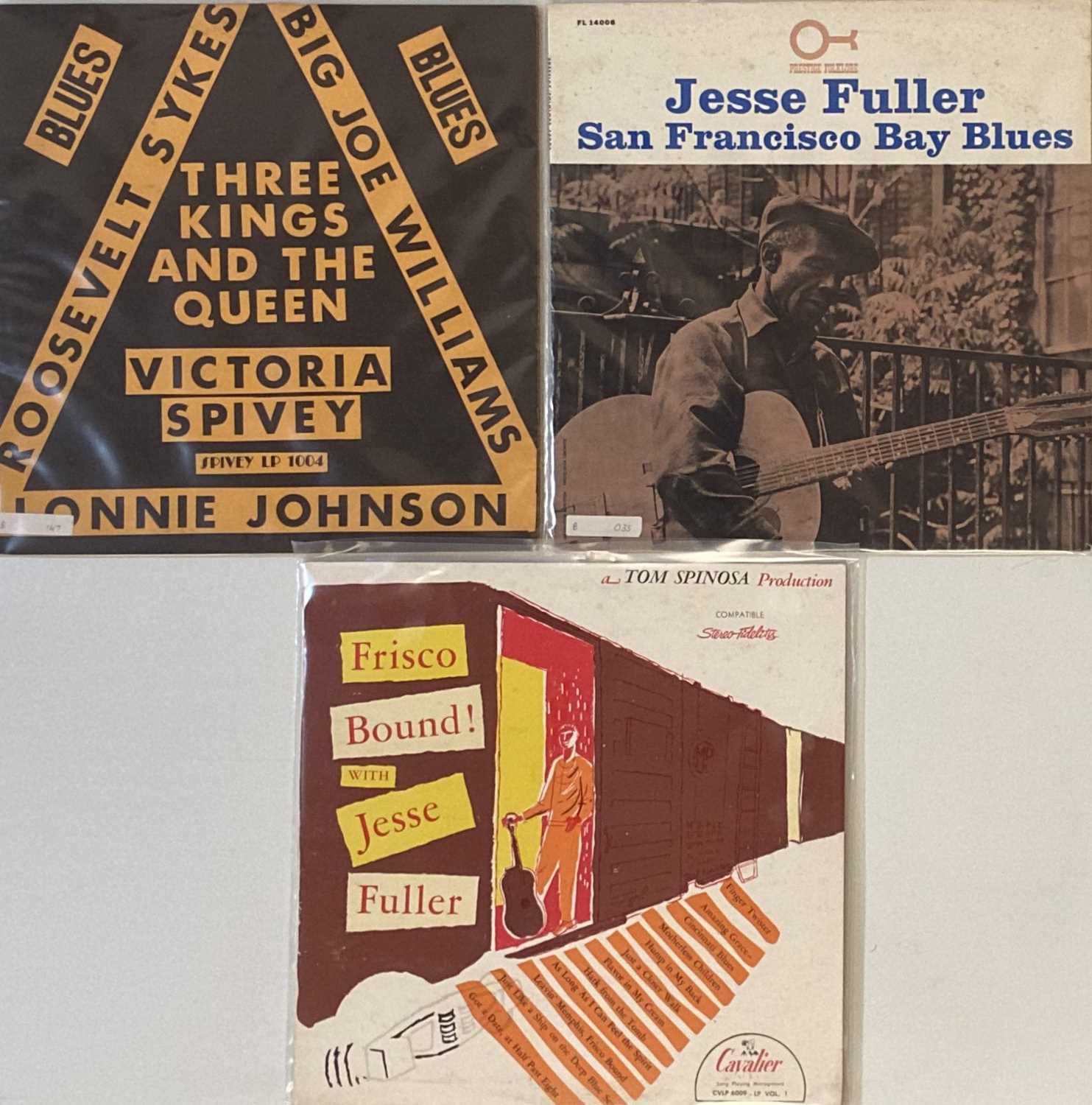 Lot 183 - JESSE FULLER/ BLUES LP RARITIES