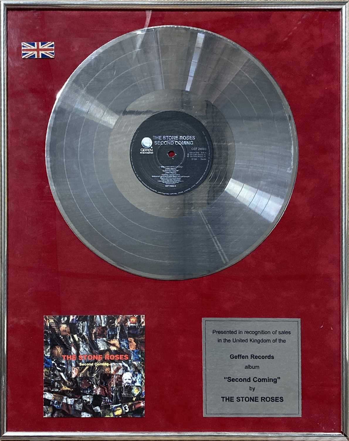 Lot 206 - STONE ROSES SECOND COMING AWARD.