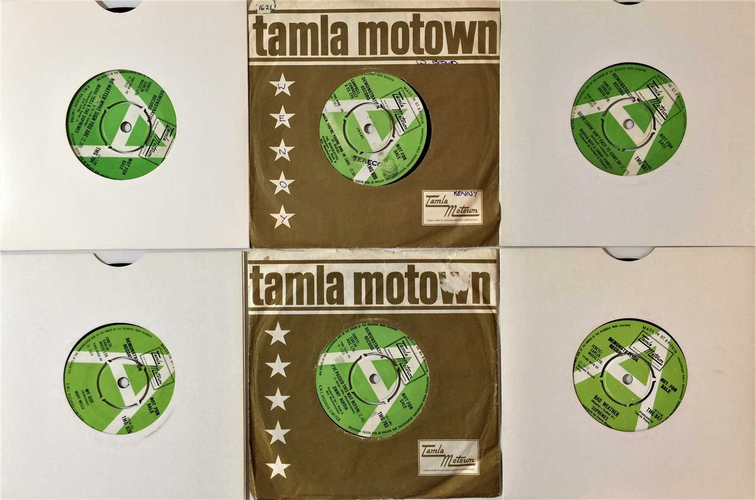 Lot 86 - TAMLA MOTOWN - UK 'GREEN & WHITE' 7" DEMOS