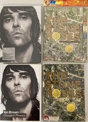 Lot 217 - STONE ROSES / IAN BROWN AND RELATED - VHS AND DVD INC PROMOS.