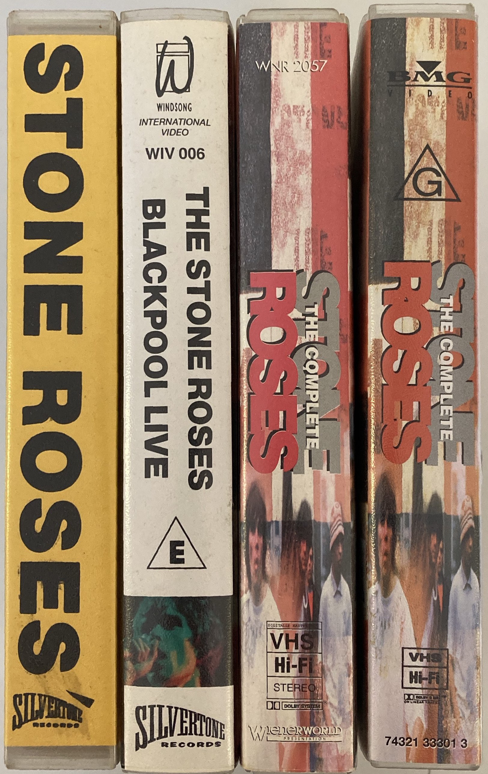 Lot 217 - STONE ROSES / IAN BROWN AND RELATED - VHS