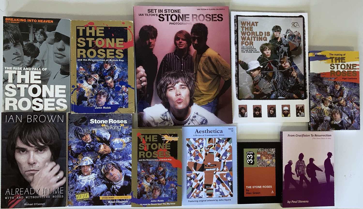 Lot 223 - STONE ROSES BOOKS / PHOTOBOOKS.