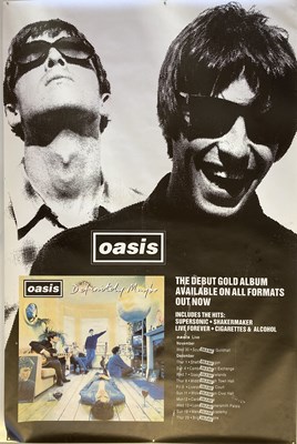 Lot 411 - OASIS DEFINITELY MAYBE TOUR POSTER