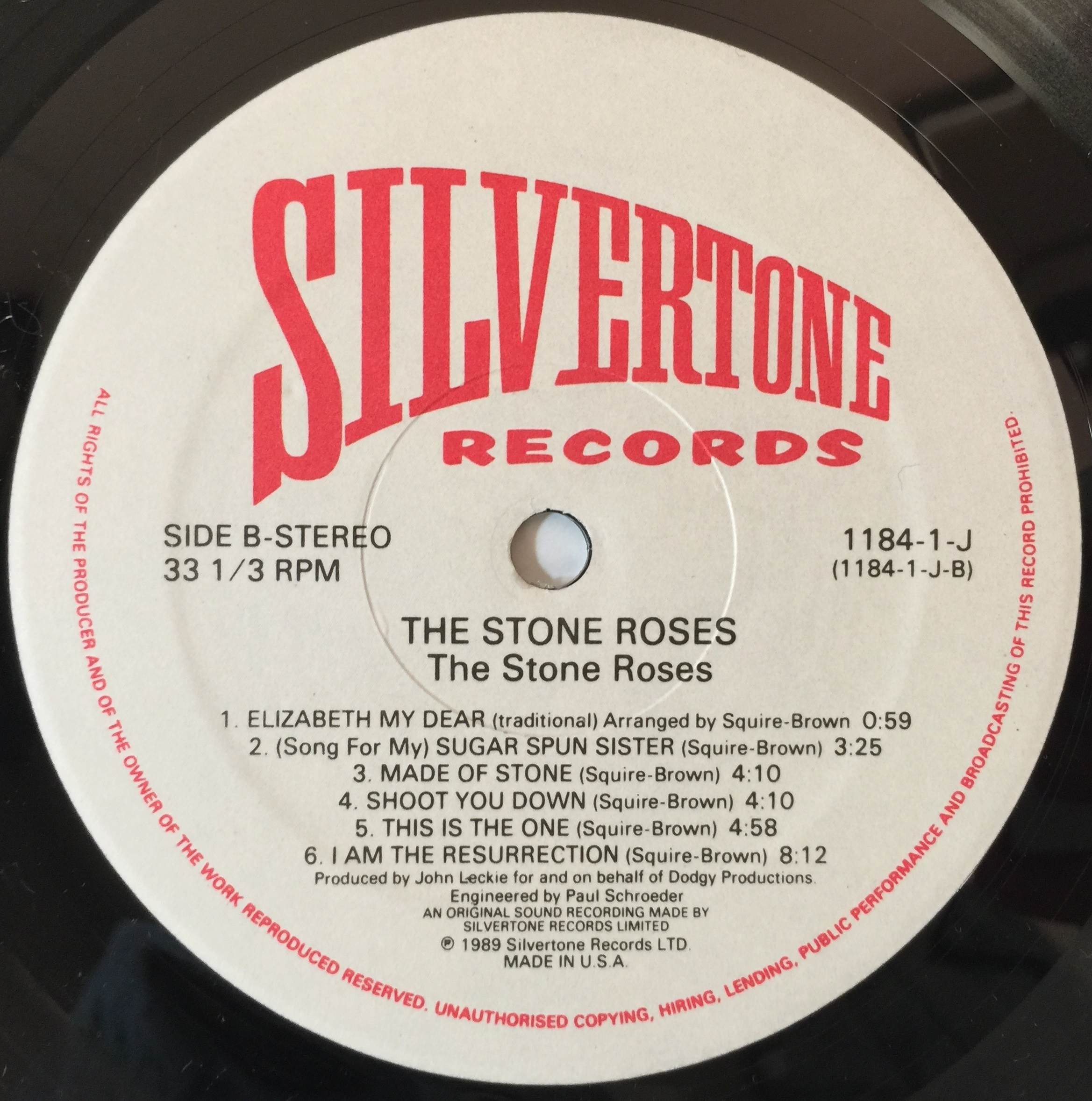 欧8LP Stone Roses Stone Roses 88697430302 SILVERTONE 未開封 /04100 Lot 300 - THE STONE ROSES - THE STONE ROSES LP