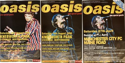 Lot 417 - OASIS GIG POSTERS