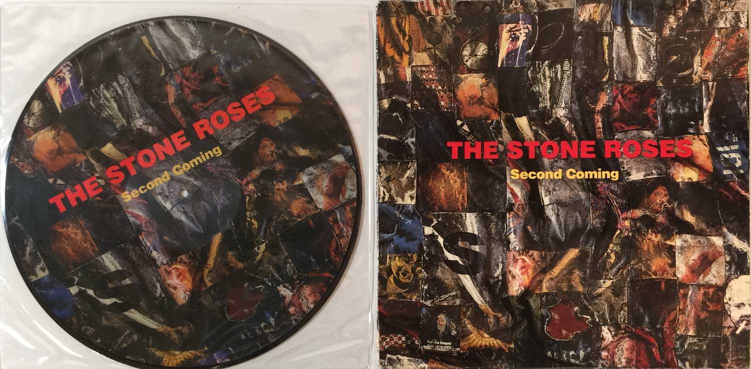 Lot 304 - THE STONE ROSES - SECOND COMING LPs (ORIGINAL EU AND PICTURE DISC COPIES)