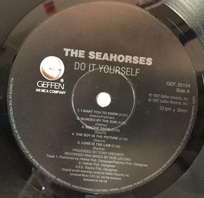 Lot 318 - THE SEAHORSES - DO IT YOURSELF LP (ORIGINAL UK PRESSING - GEFFEN GEF 25134)