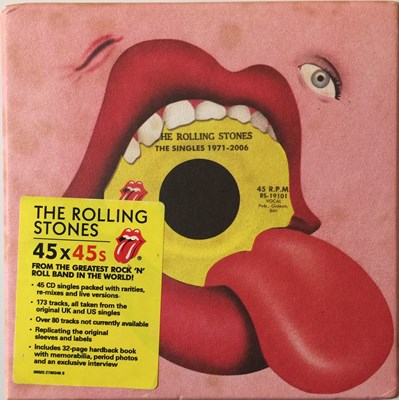 Lot 894 - THE ROLLING STONES - THE SINGLES '71-'06 CD BOX-SET (06025 2760346 9)