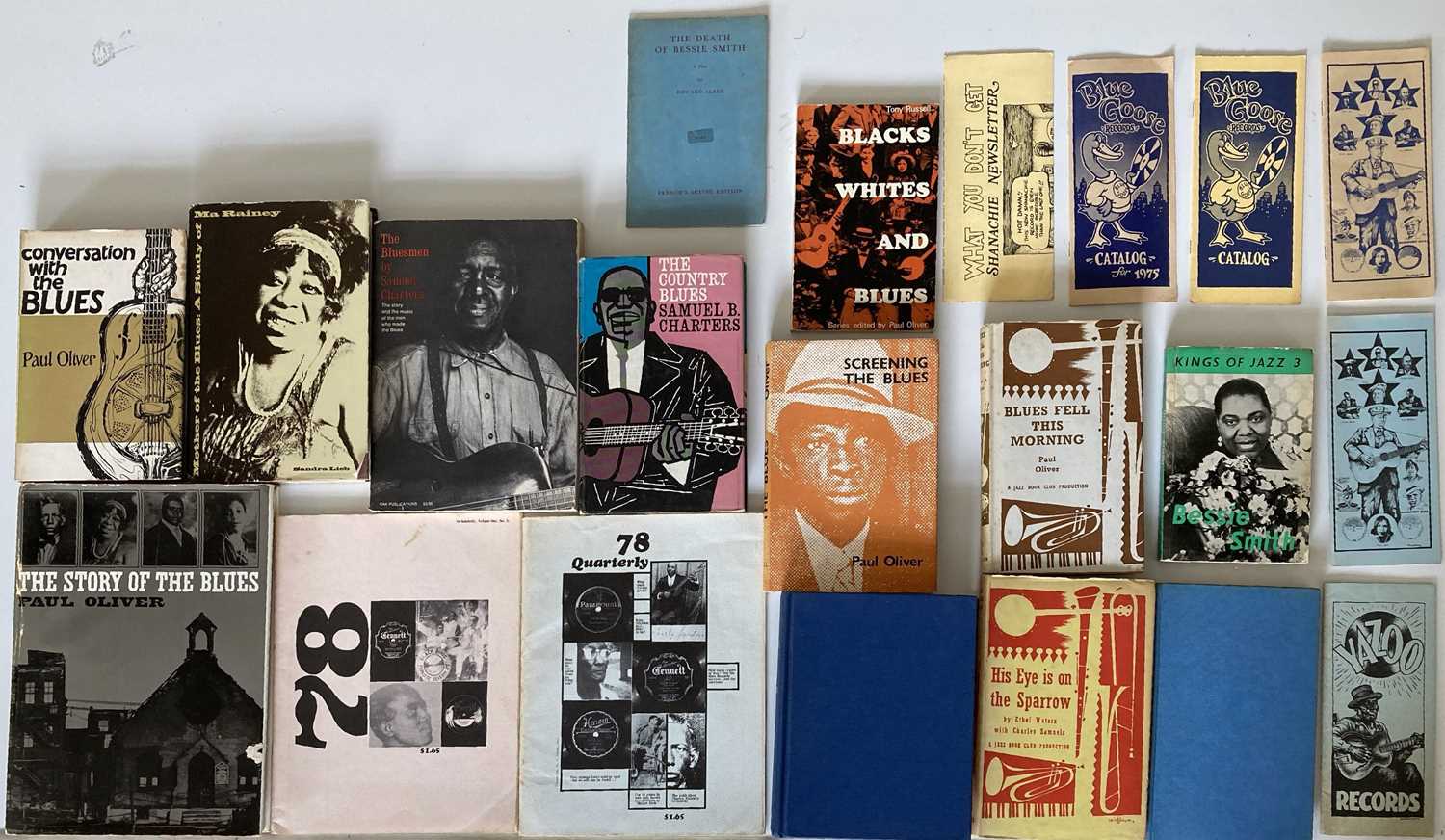 Lot 95 - COLLECTABLE BLUES BOOKS.