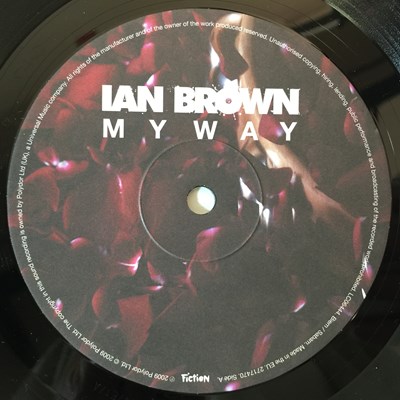 Lot 324 - IAN BROWN - MY WAY LP (2009 ALBUM - FICTION 2717470)