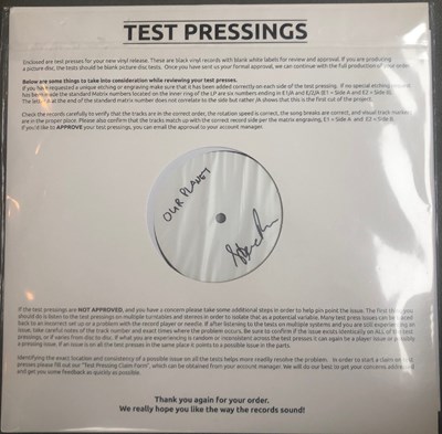 Lot 24 - SIGNED ‘OUR PLANET’ TEST PRESSING BY STEVEN PRICE