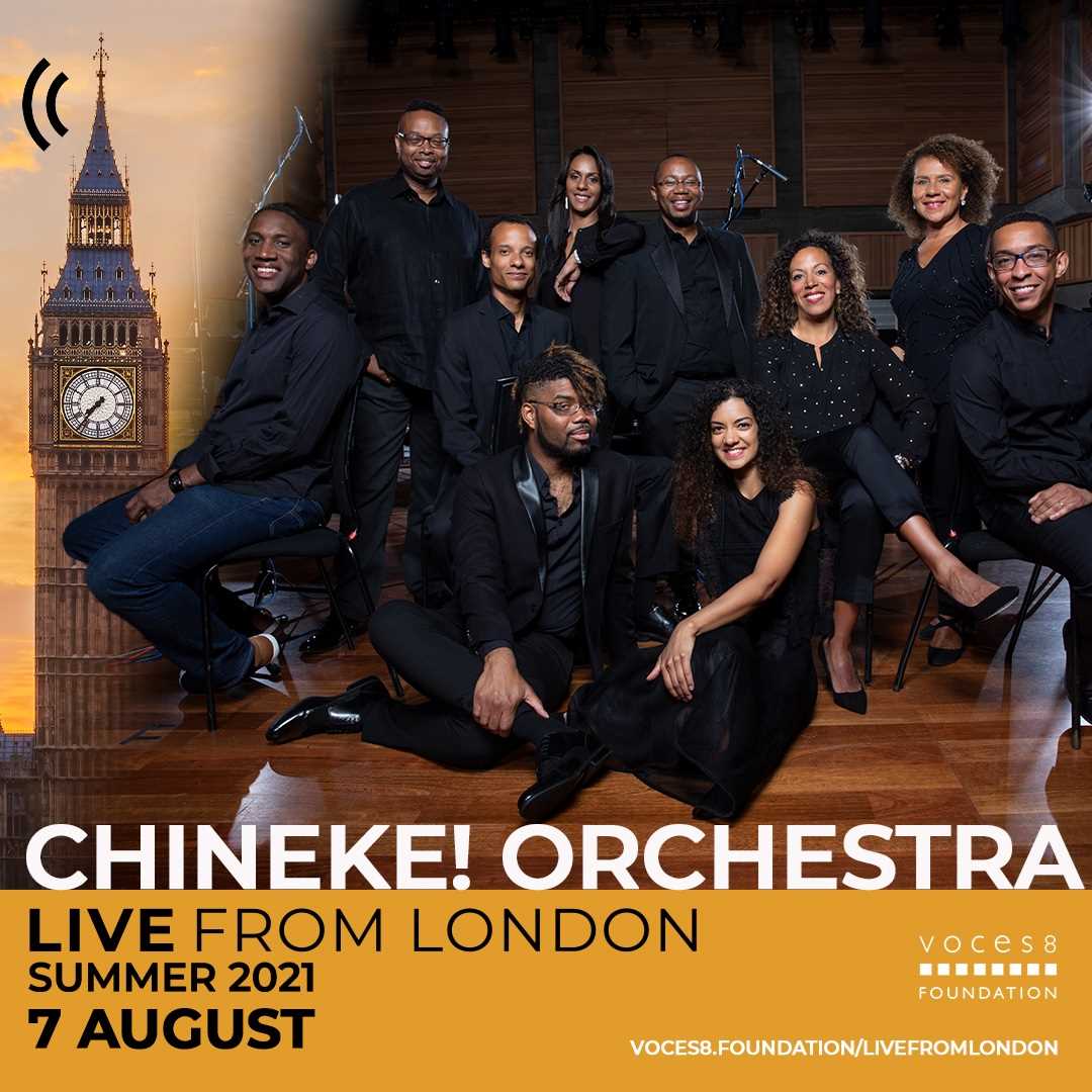 Lot 33 - VOCES8 – 2 EXCLUSIVE TICKETS TO A CLOSED RECORDING OF VOCES8 AND CHINEKE! ORCHESTRA + INFORMAL CHAT