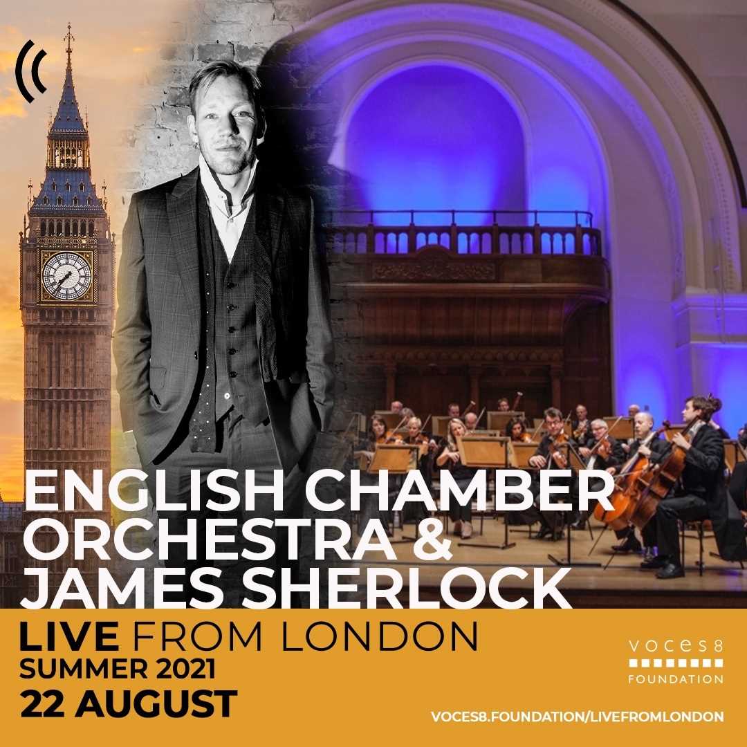 Lot 34 - VOCES8 - 2 EXCLUSIVE TICKETS TO A CLOSED RECORDING OF VOCES8 AND THE ENGLISH CHAMBER ORCHESTRA.