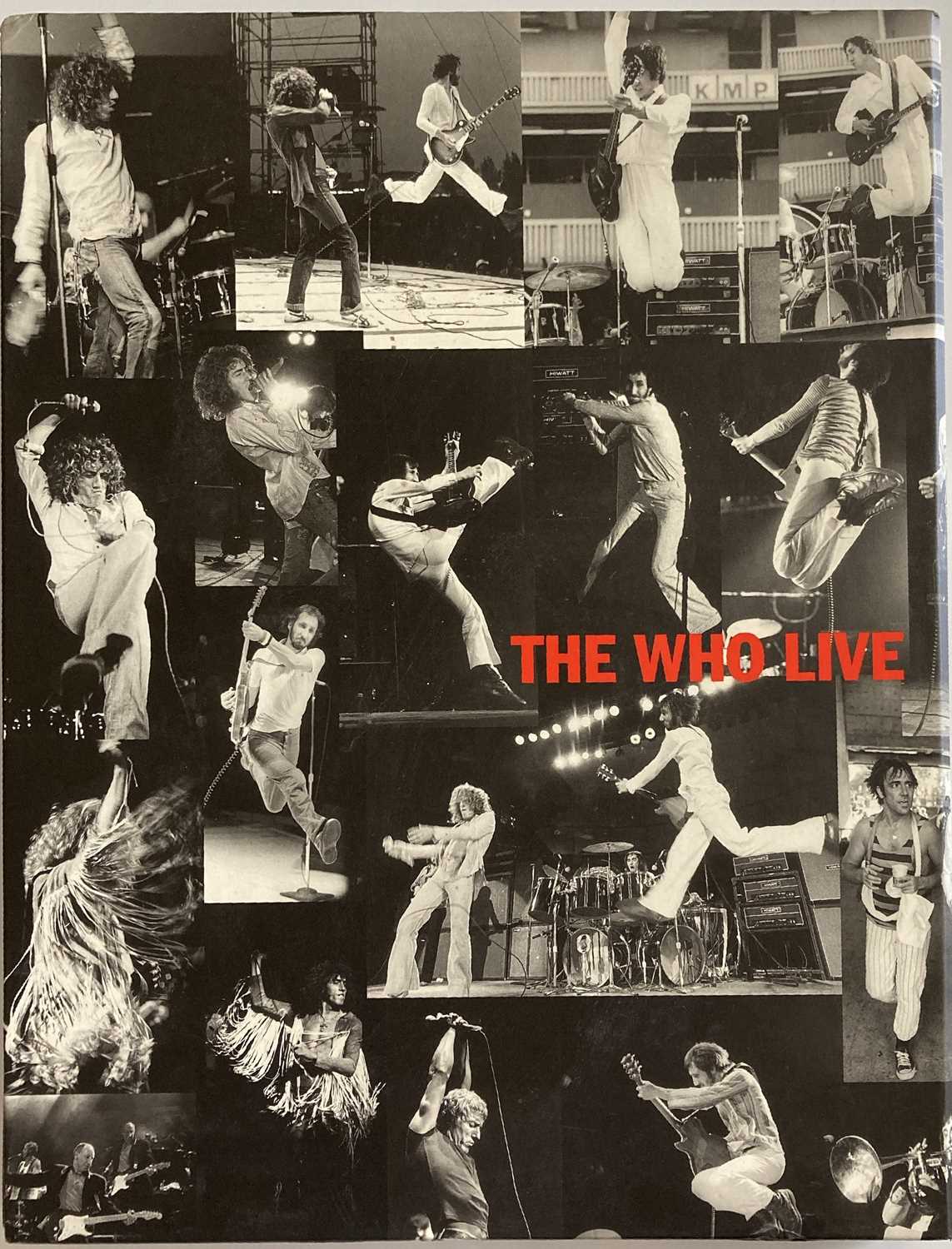 Lot 97 - ROSS HALFIN - THE WHO LIVE - SIGNED BOOK.