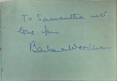 Lot 240 - AUTOGRAPH BOOK WITH ROALD DAHL AND OTHERS.