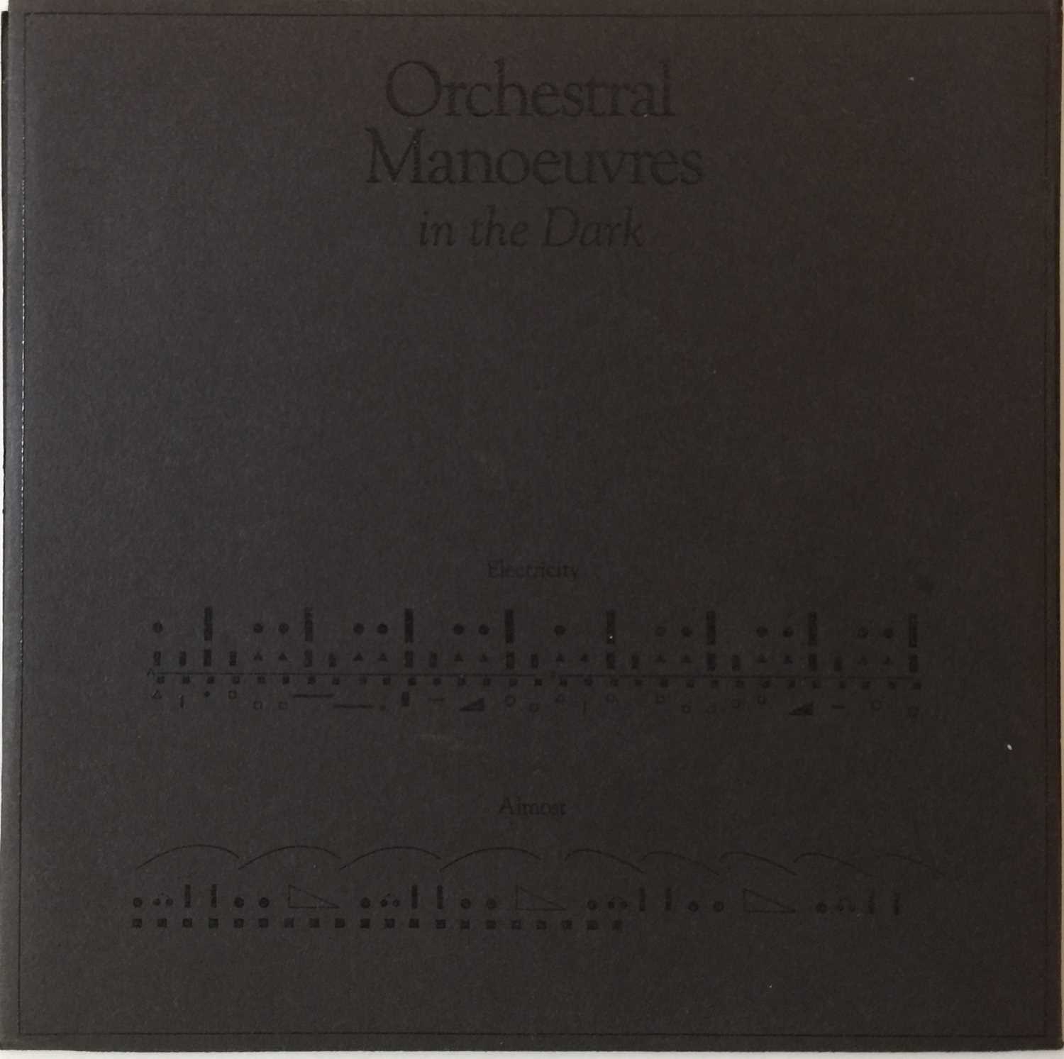 Lot 338 - ORCHESTRAL MANOEUVRES IN THE DARK - ELECTRICITY 7" (ORIGINAL UK 'BRAILLE' SLEEVE COPY - FACTORY FAC 6)
