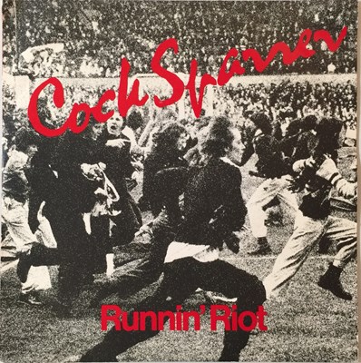 Lot 516 - COCK SPARRER - RUNNIN' RIOT 7" (UK DEMO - FR 13710)