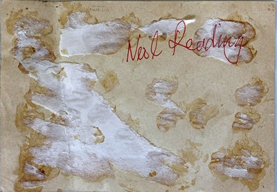 Lot 161 - NOEL REDDING HANDWRITTEN AND SIGNED POSTCARD.