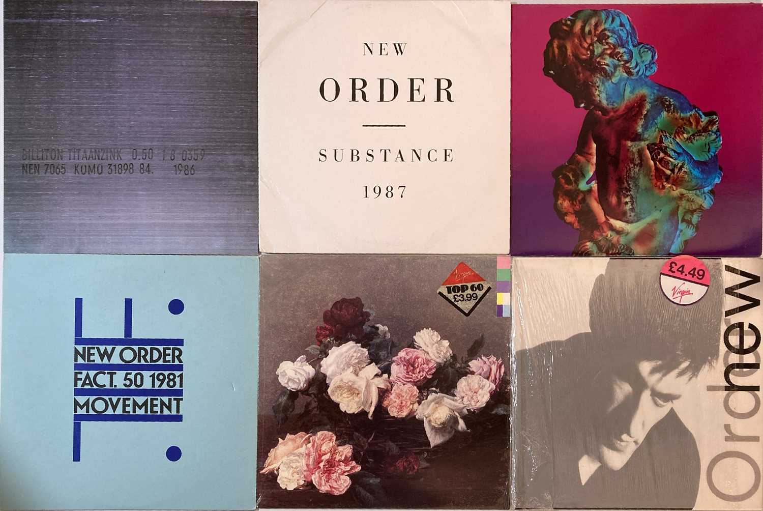 Lot 349 - NEW ORDER - UK LPs/12"
