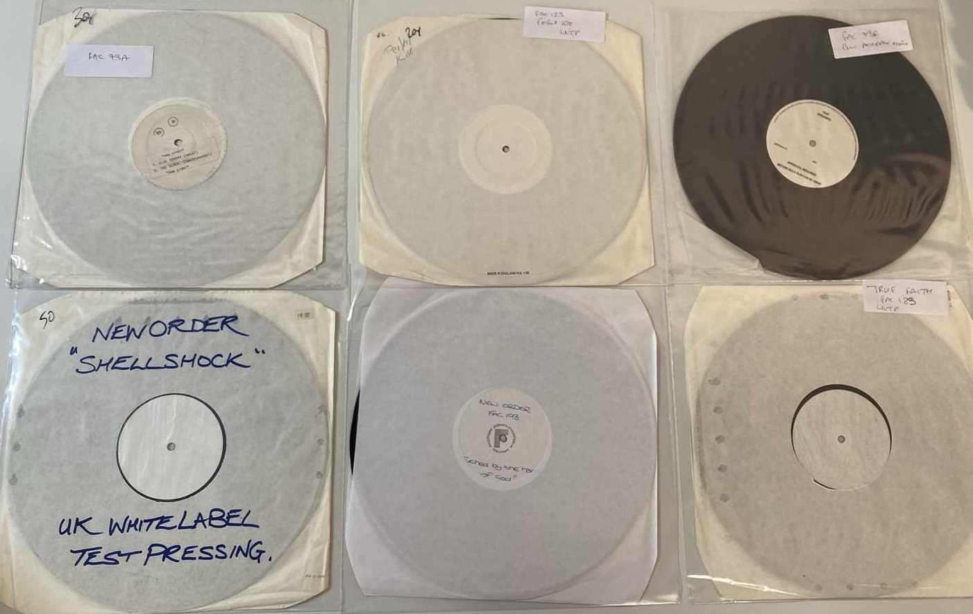 Lot 351 - NEW ORDER - 12" WHITE LABEL TEST PRESSINGS/PROMOS