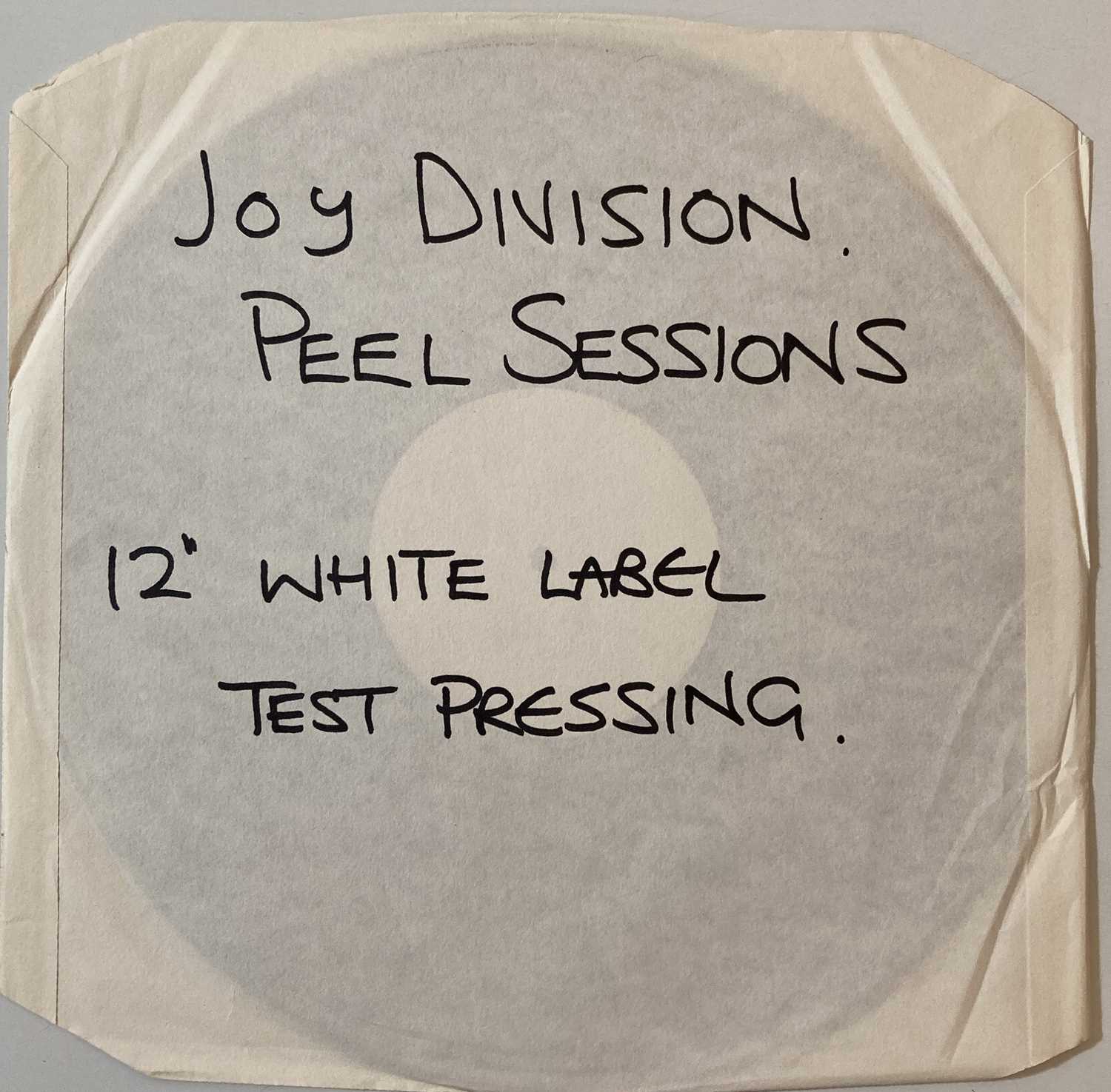 Lot 361 - JOY DIVISION - THE PEEL SESSIONS 12" EP (ORIGINAL UK WHITE LABEL TEST PRESSING - SFPS 013)