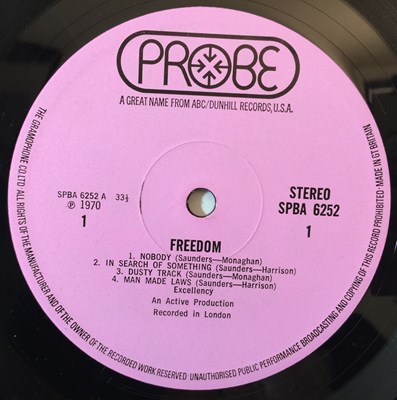 Lot 168 - FREEDOM - FREEDOM LP (ORIGINAL UK PRESSING - PROBE SPBA 6252)