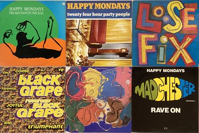 Lot 379 - HAPPY MONDAYS AND RELATED  LPs/ 12"