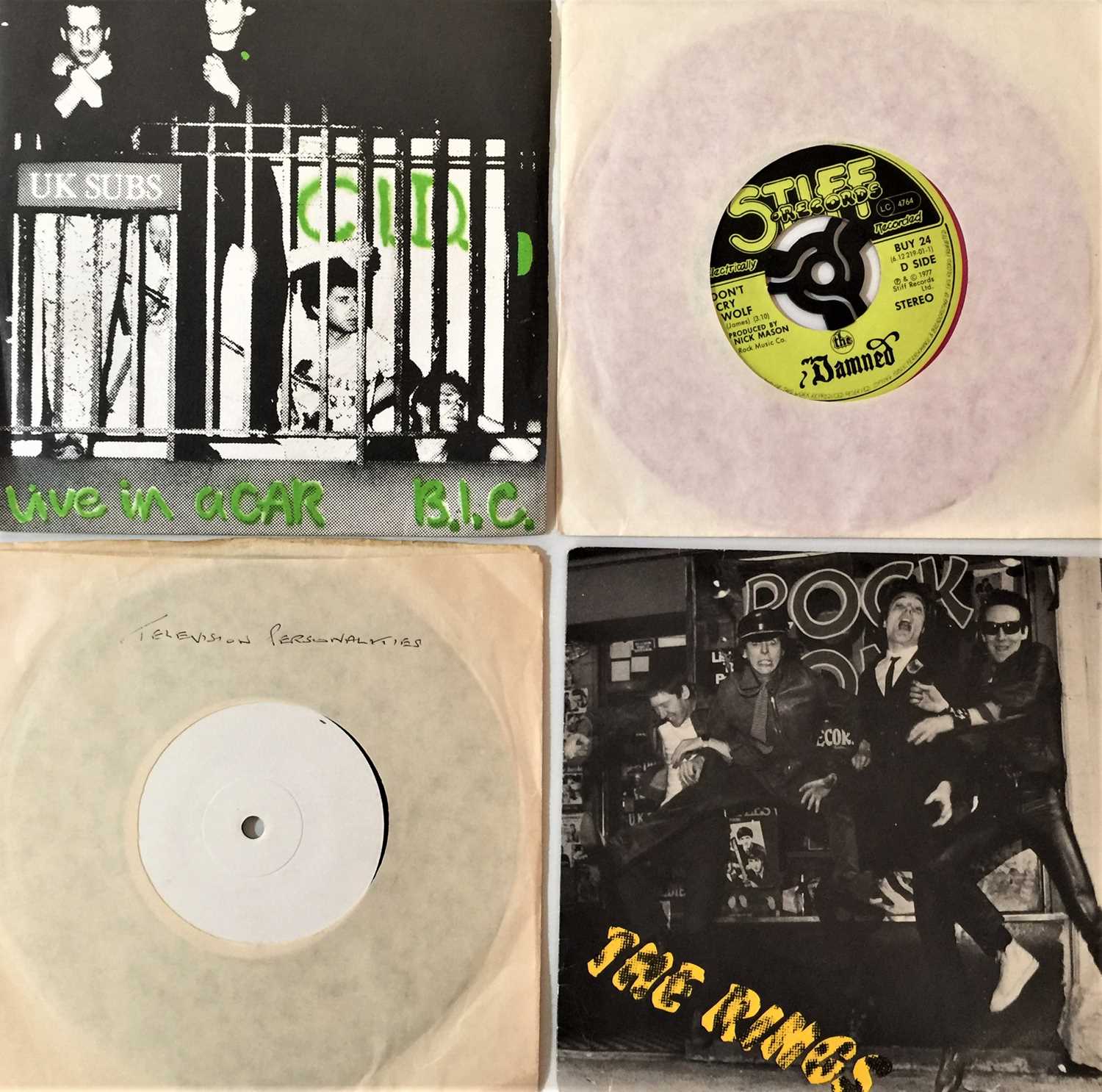 Lot 528 - PUNK 7" RARITIES