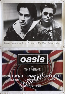 Lot 425 - OASIS / TRAINSPOTTING POSTERS.