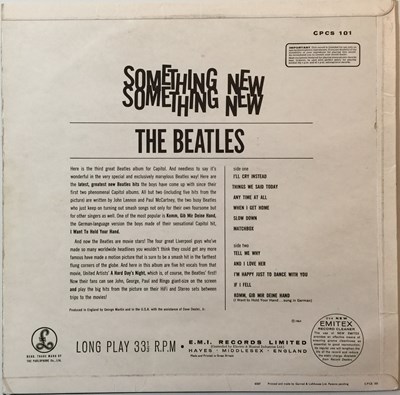 Lot 25 - THE BEATLES - SOMETHING NEW LP (ORIGINAL EXPORT COPY - CPCS 101)