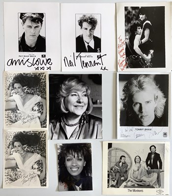 Lot 165 - ROCK AND POP AUTOGRAPHS - RONNIE WOOD  / PET SHOP BOYS.