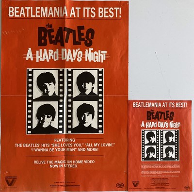 Lot 446 - THE BEATLES - A HARD DAY'S NIGHT MEMORABILIA.