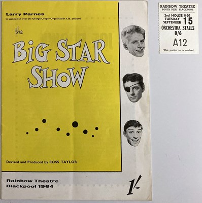 Lot 133 - 1960S CONCERT / TOUR PROGRAMMES INC BUDDY HOLLY / DUSTY SPRINGFIELD.