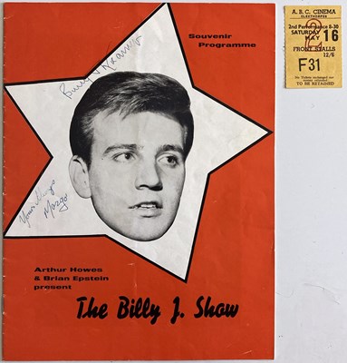 Lot 171 - 1960S STARS AUTOGRAPHED PROGRAMMES - BILLY J KRAMER / DUSTY SPRINGFIELD.