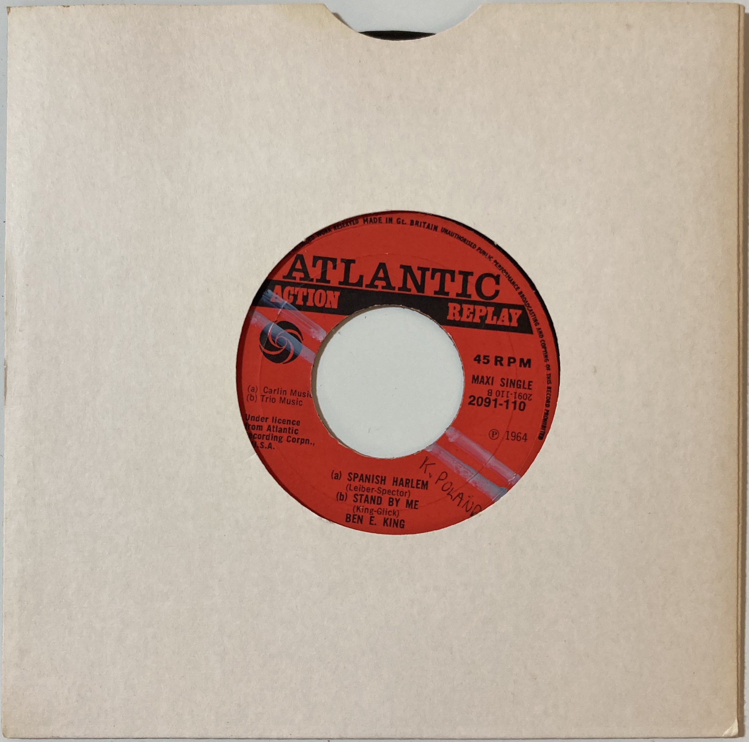 Lot 224 - ATLANTIC RECORDS - UK 7" COLLECTION