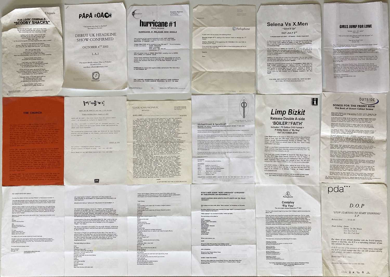 Lot 15 - LARGE COLLECTION OF PRESS AND PROMOTIONAL ITEMS - RAMONES / CHRYSALIS AND MORE.