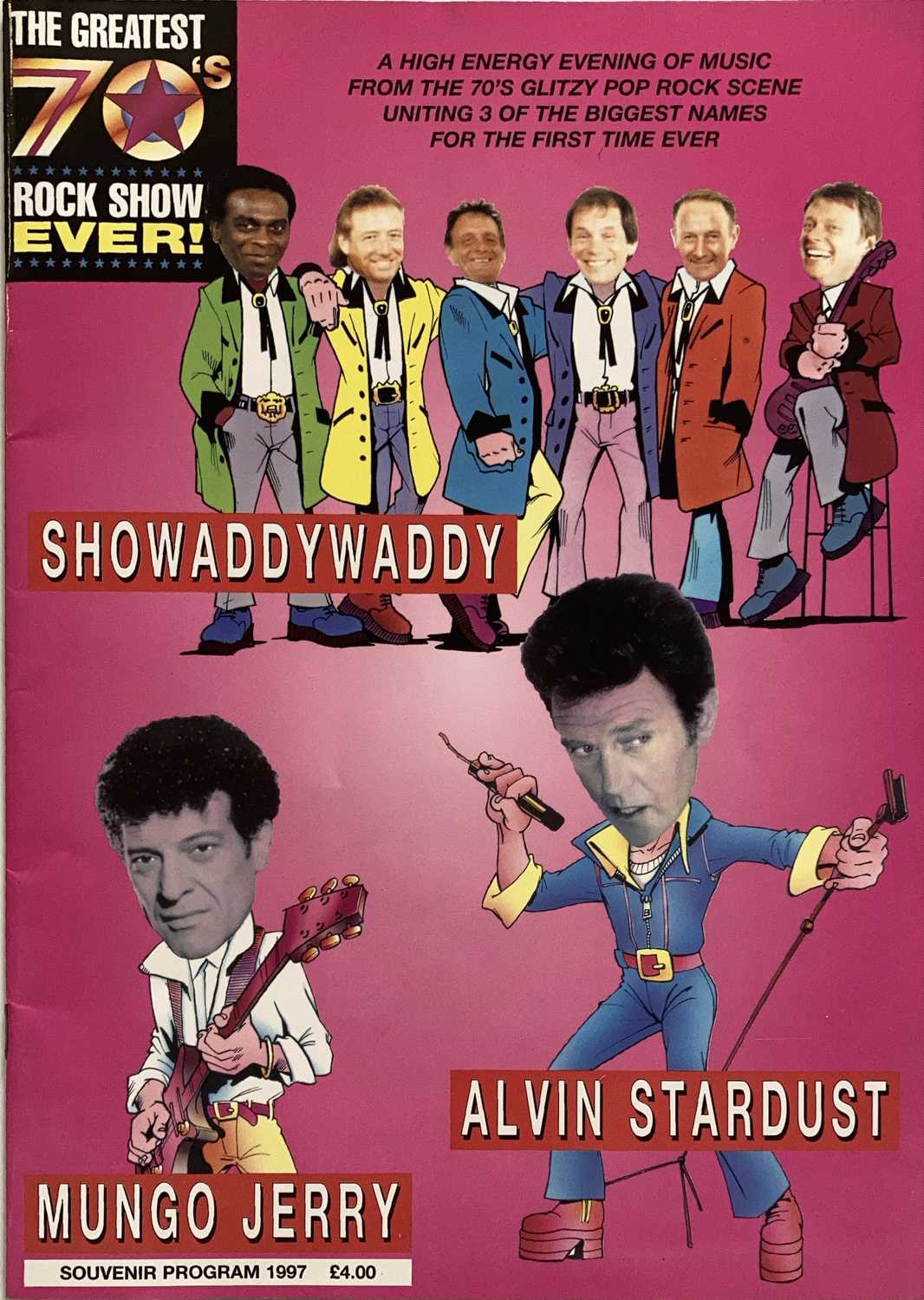 Lot 135 CONCERT MEMORABILIA POSTERS AND PROGRAMMES.