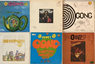 Lot 1069 - GONG LPs PLUS JIMI HENDRIX BOX SET