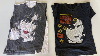 Lot 145 - SIOUXSIE AND THE BANSHEES T-SHIRTS.