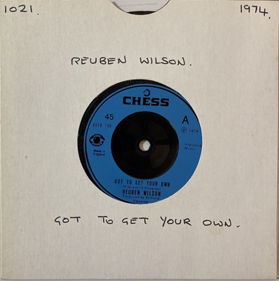 Lot 229 - REUBEN WILSON - GOT TO GET YOUR OWN 7" (ORIGINAL UK COPY - CHESS 6078 700)