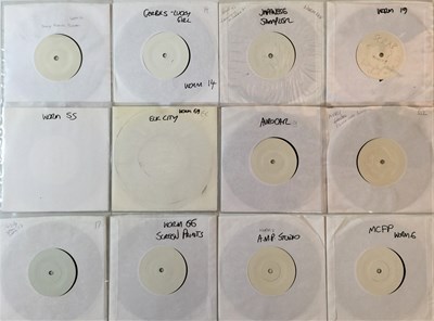 Lot 581 - EARWORM RECORDS - 7" TEST PRESSINGS