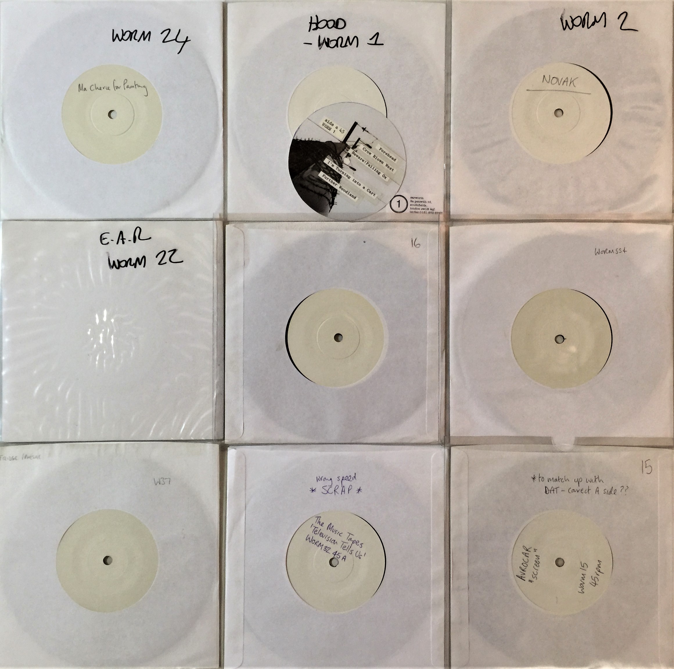 Lot 581 EARWORM RECORDS 7