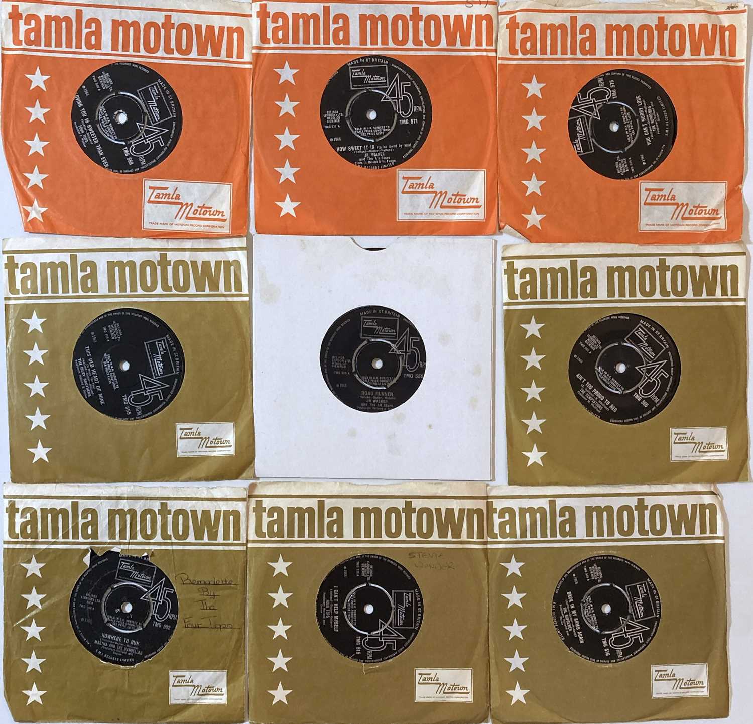 Lot 253 Uk Tamla Motown 7 Collection Tmg 