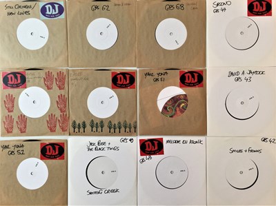 Lot 590 - THE GREAT POP SUPPLEMENT LABEL - 7" WHITE LABELS